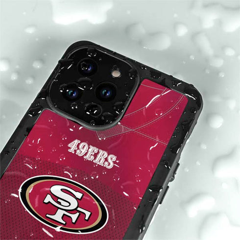 NFL San Francisco 49ers Team Jersey iPhone 14 Pro Max Waterproof Case