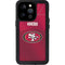 NFL San Francisco 49ers Team Jersey iPhone 14 Pro Waterproof Case