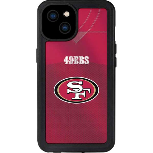 NFL San Francisco 49ers Team Jersey iPhone 15 Plus Waterproof Case