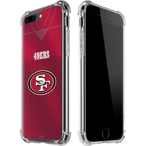 NFL San Francisco 49ers Team Jersey iPhone 7/8 Plus Clear Case