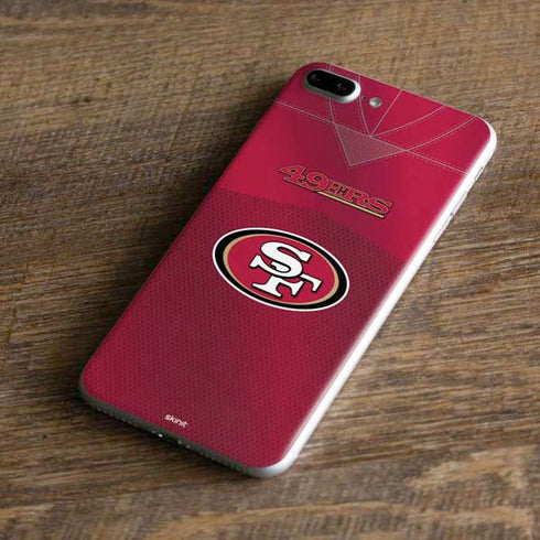 NFL San Francisco 49ers Team Jersey iPhone 8 Plus Skin