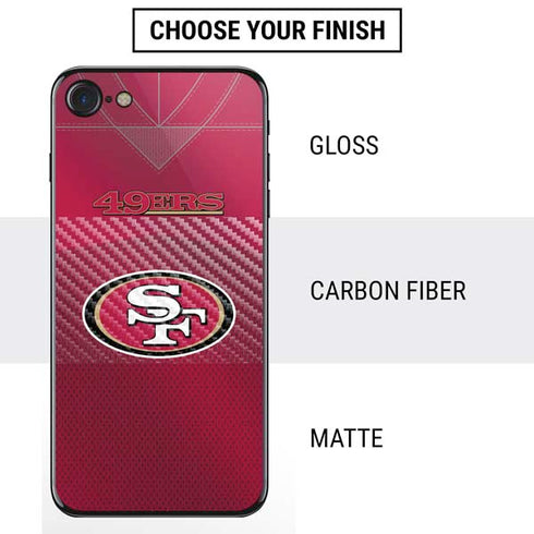 NFL San Francisco 49ers Team Jersey iPhone SE (2nd & 3rd Gen) Skin