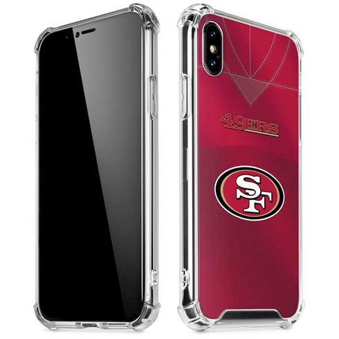 NFL San Francisco 49ers Team Jersey iPhone X/XS Clear Case