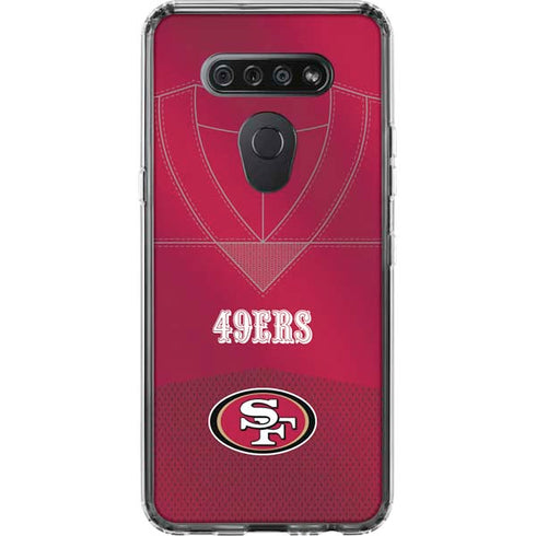 NFL San Francisco 49ers Team Jersey LG K51/Q51 Clear Case