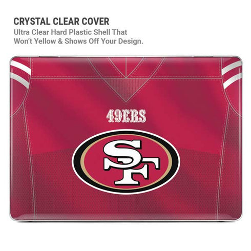 NFL San Francisco 49ers Team Jersey MacBook Air 13in M1 (2021) Case plus Skin
