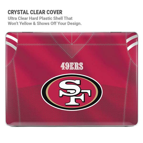 NFL San Francisco 49ers Team Jersey MacBook Pro 16in (2021-25) Case plus Skin