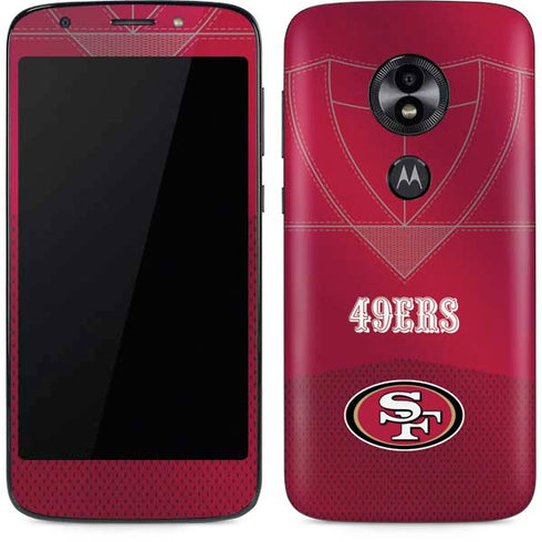 NFL San Francisco 49ers Team Jersey Moto E5 Play Skin