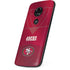NFL San Francisco 49ers Team Jersey Moto E5 Play Skin