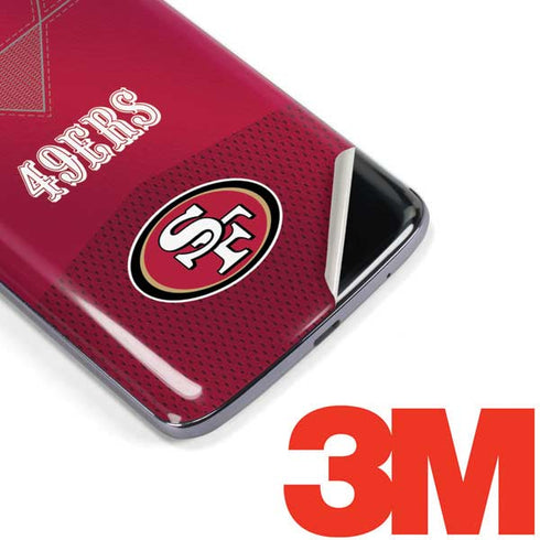 NFL San Francisco 49ers Team Jersey Moto E5 Plus Skin