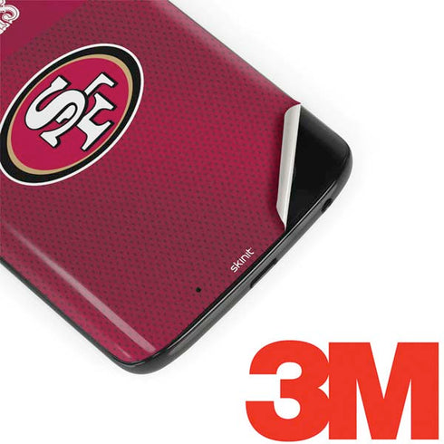 NFL San Francisco 49ers Team Jersey Moto G6 Skin