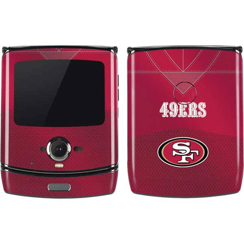 NFL San Francisco 49ers Team Jersey Motorola RAZR Skin