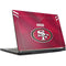 NFL San Francisco 49ers Team Jersey MSI GS65 Stealth Laptop Skin