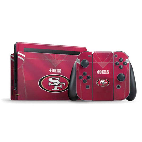 NFL San Francisco 49ers Team Jersey Nintendo Switch Bundle Skin