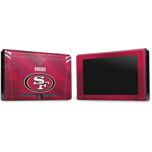 NFL San Francisco 49ers Team Jersey Nintendo Switch Bundle Skin