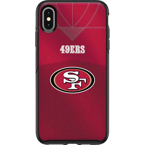 NFL San Francisco 49ers Team Jersey Otterbox Symmetry iPhone Skin