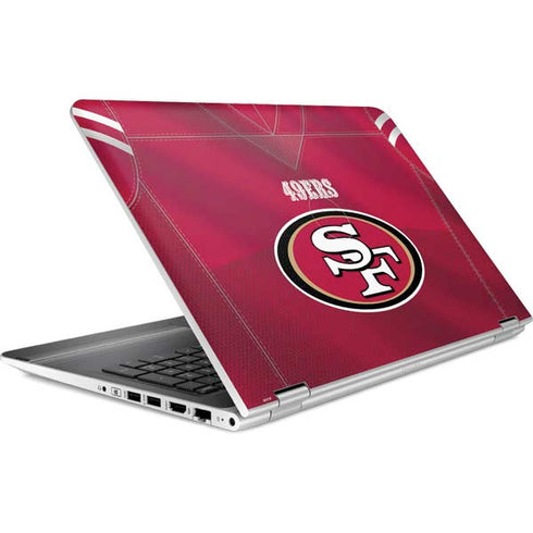 NFL San Francisco 49ers Team Jersey HP Pavilion Skin