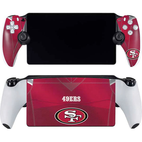 NFL San Francisco 49ers Team Jersey PlayStation Portal Remote Player Skin