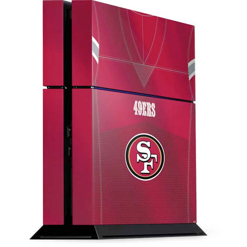 NFL San Francisco 49ers Team Jersey PS4 Console Skin