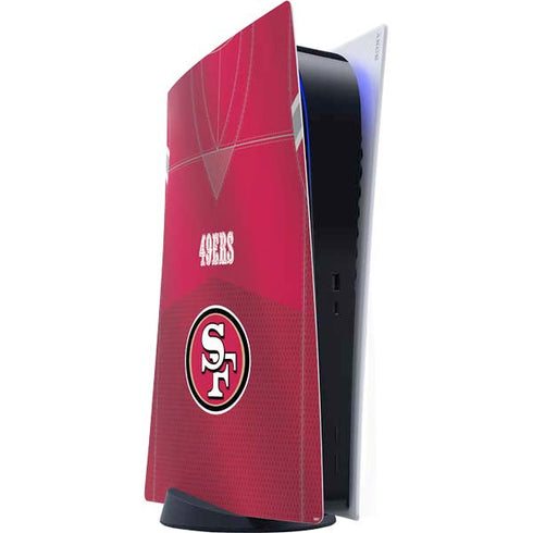NFL San Francisco 49ers Team Jersey PS5 Digital Edition Console Skin