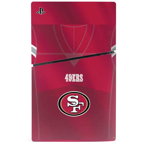 NFL San Francisco 49ers Team Jersey PS5 Slim Disk Bundle Skin