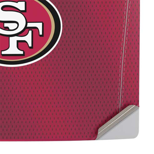 NFL San Francisco 49ers Team Jersey PS5 Slim Digital Edition Console Skin
