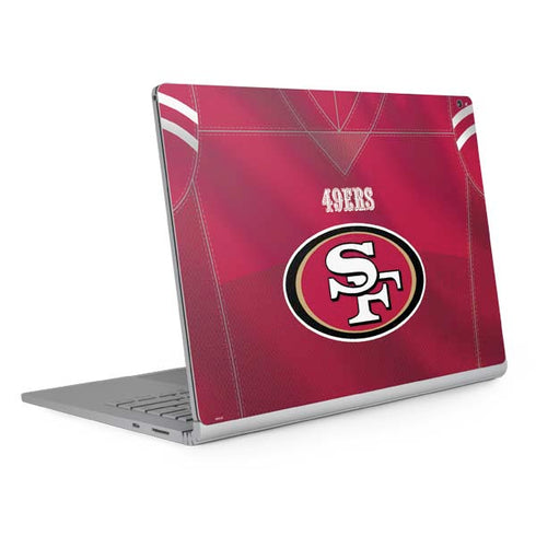 NFL San Francisco 49ers Team Jersey Surface Book 2 15in Skin
