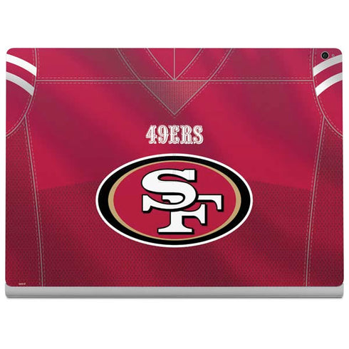 NFL San Francisco 49ers Team Jersey Surface Book 2 15in Skin