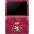 NFL San Francisco 49ers Team Jersey Surface Go Skin