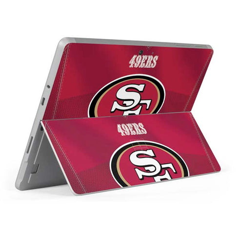 NFL San Francisco 49ers Team Jersey Surface Go Skin