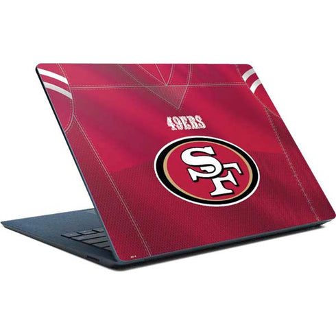 NFL San Francisco 49ers Team Jersey Surface Laptop Skin