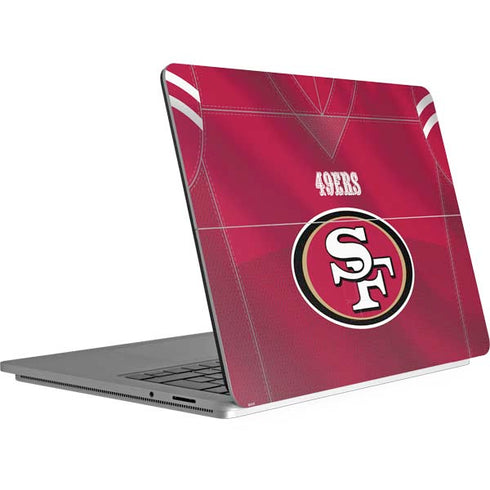 NFL San Francisco 49ers Team Jersey Surface Laptop Studio Skin