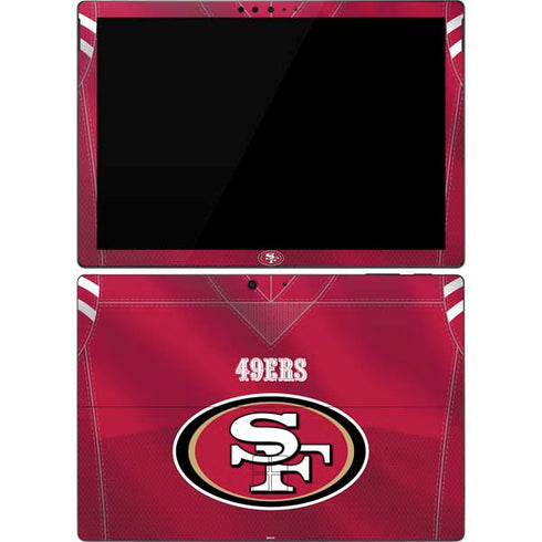 NFL San Francisco 49ers Team Jersey Surface Pro 7 Skin