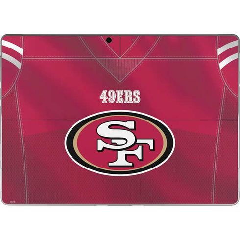 NFL San Francisco 49ers Team Jersey Surface Pro 9 Skin