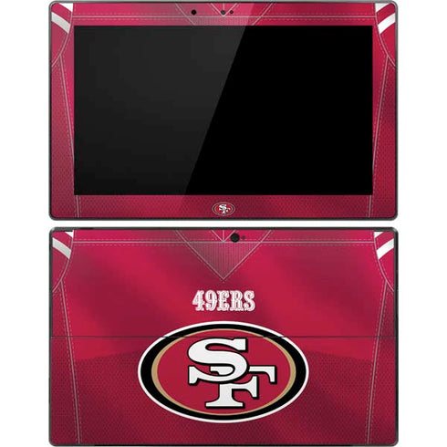 NFL San Francisco 49ers Team Jersey Surface Pro Tablet Skin