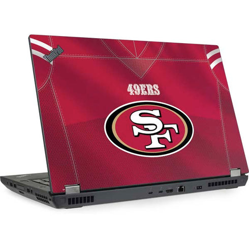 NFL San Francisco 49ers Team Jersey Lenovo ThinkPad Skin