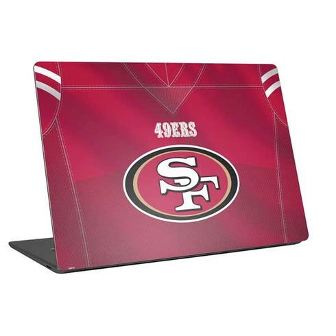 NFL San Francisco 49ers Team Jersey Universal Laptop 17in (13.8 x 10in) Skin