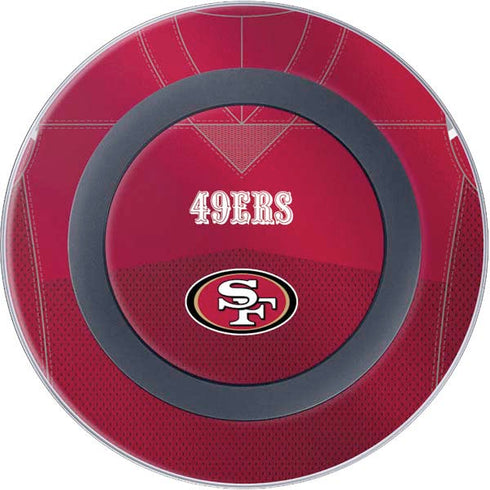 NFL San Francisco 49ers Team Jersey Wireless Charger Skin