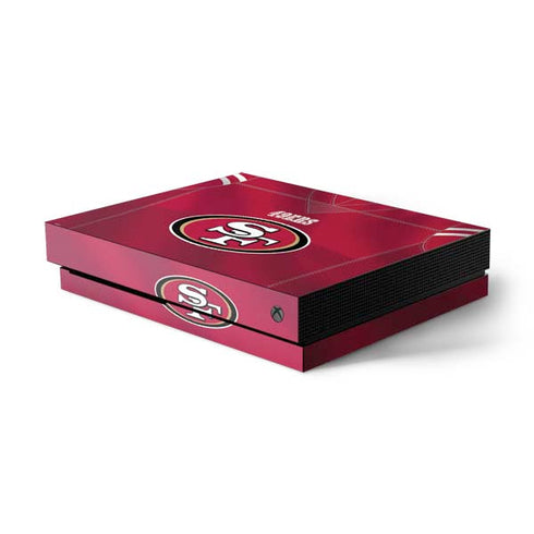 NFL San Francisco 49ers Team Jersey Xbox One X Console Skin