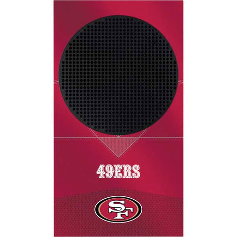 NFL San Francisco 49ers Team Jersey Xbox Series S Console Skin