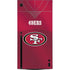 NFL San Francisco 49ers Team Jersey Xbox Series X Console Skin
