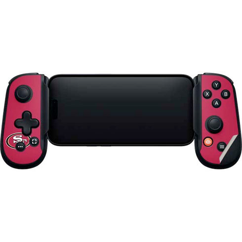 NFL San Francisco 49ers Team Motto Backbone One for iPhone Game Controller Skin