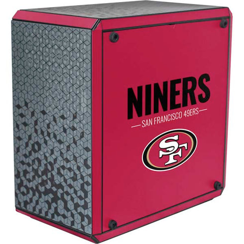 NFL San Francisco 49ers Team Motto Cooler Master MasterBox Q300L Mini Tower Skin