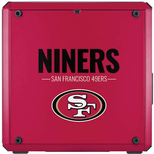 NFL San Francisco 49ers Team Motto Cooler Master MasterBox Q300L Mini Tower Skin