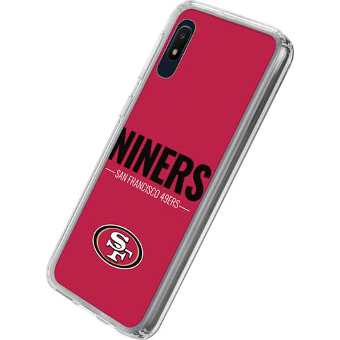 NFL San Francisco 49ers Team Motto Galaxy A10e Clear Case