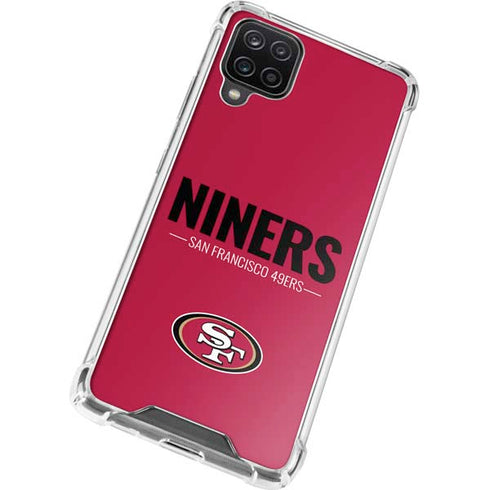 NFL San Francisco 49ers Team Motto Galaxy A12 Clear Case