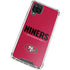 NFL San Francisco 49ers Team Motto Galaxy A12 Clear Case