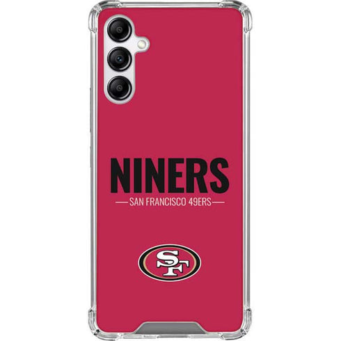 NFL San Francisco 49ers Team Motto Galaxy A14 5G Clear Case