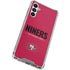 NFL San Francisco 49ers Team Motto Galaxy A14 5G Clear Case