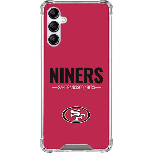 NFL San Francisco 49ers Team Motto Galaxy A15 5G Clear Case