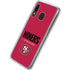 NFL San Francisco 49ers Team Motto Galaxy A20 Clear Case